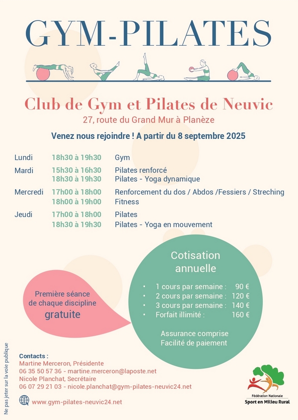 gym pilates neuvic sur l'isle dordogne